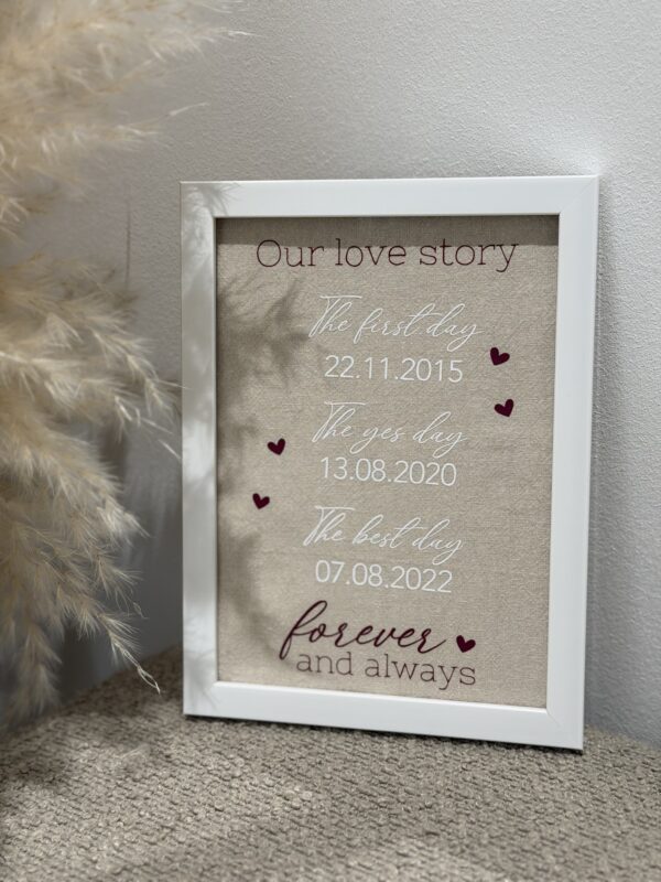 IMG_9162 Cadre - Our Love Story