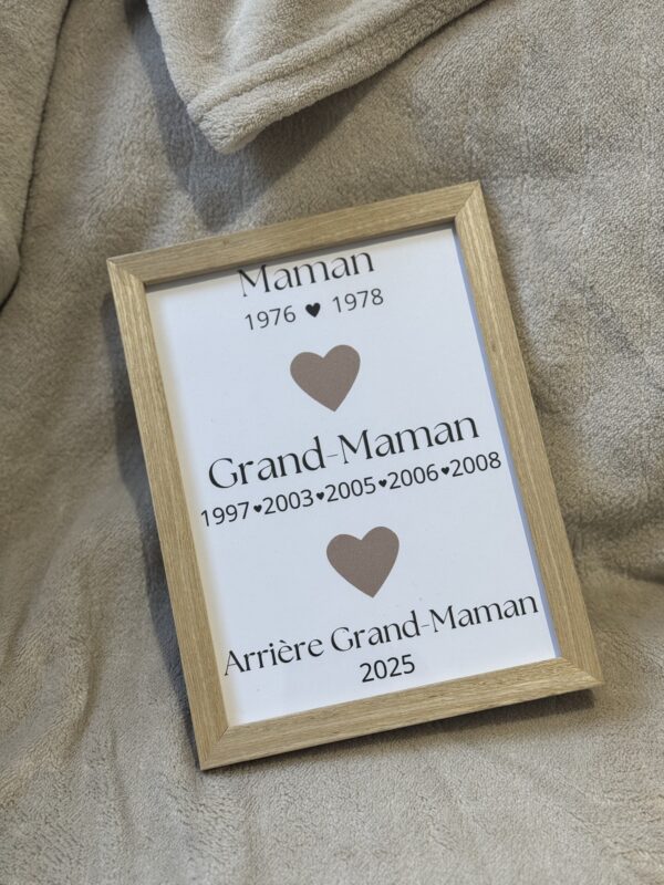 Cadre - Grande nouvelle