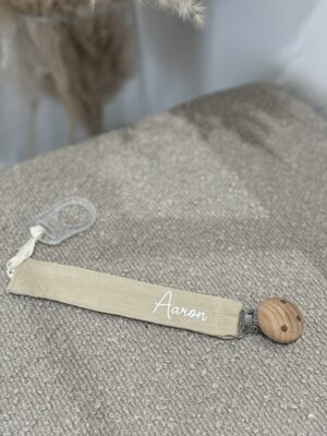 Attache tétine en tissus